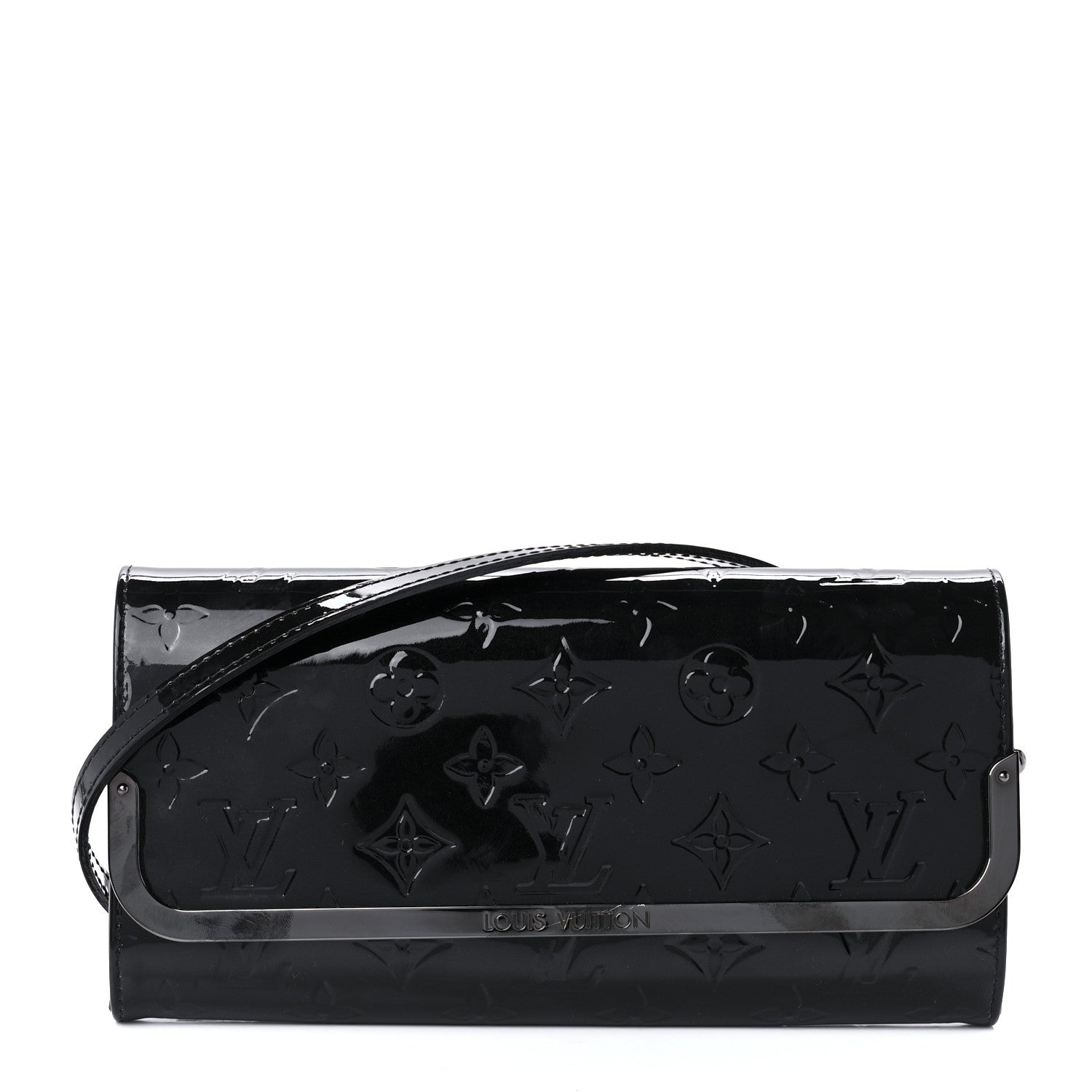 Louis Vuitton Vernis Rossmore MM Noir Magnetique 1 of 9