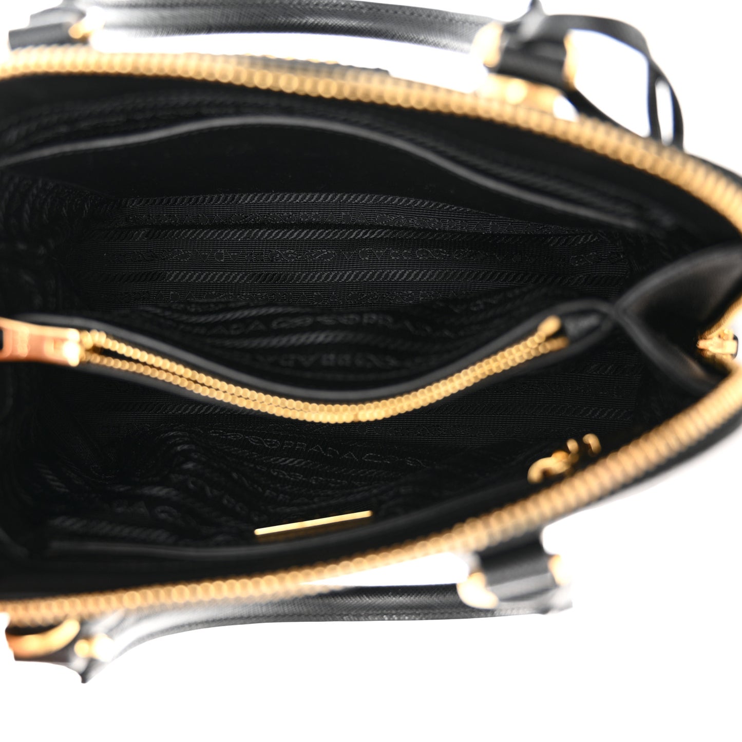 Saffiano Lux Small Promenade Tote Black