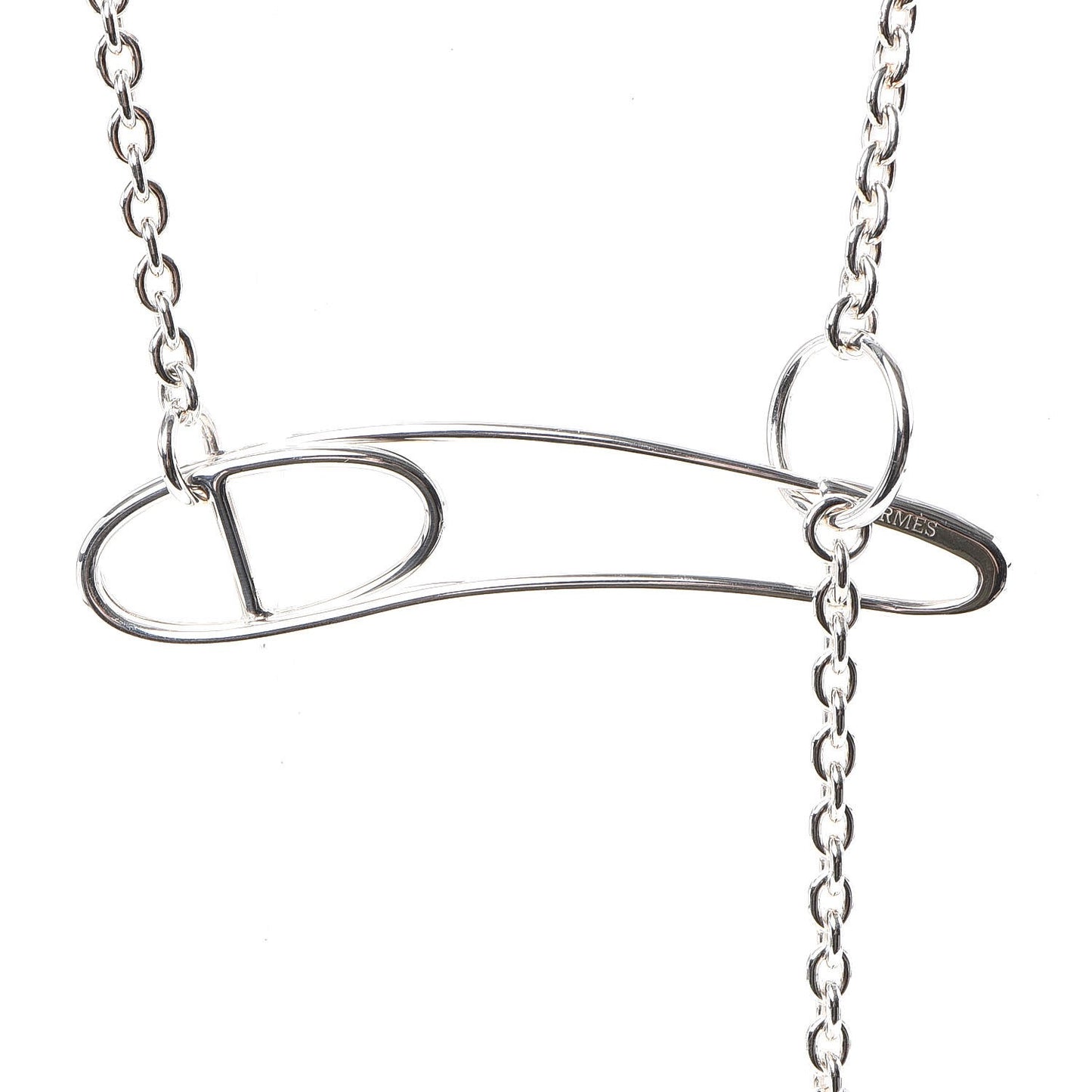 Sterling Silver Chaine d'Ancre Punk Long Necklace