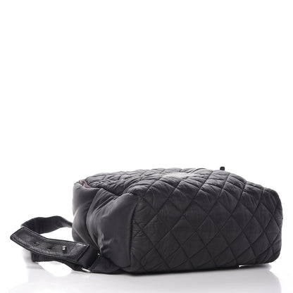 Chanel Nylon Quilted Coco Cocoon Backpack Black 4 of 8