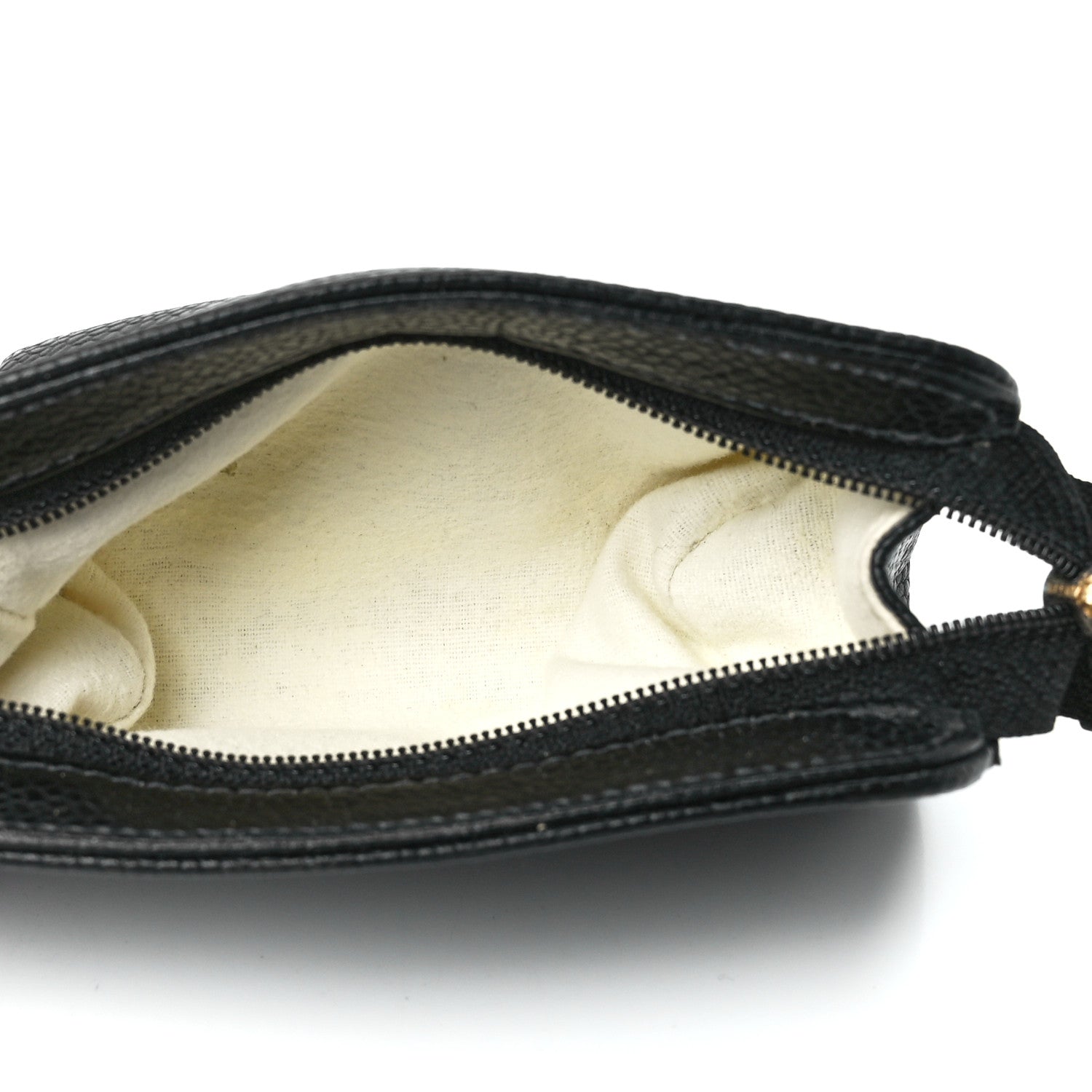 Chanel Caviar Timeless CC Cosmetic Pouch Bag Black 5 of 11