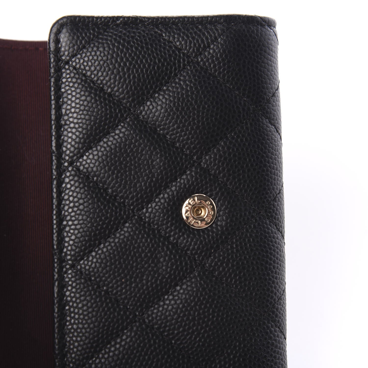 Chanel Caviar Quilted Classic 4 Key Holder Wallet Black 8 of 10