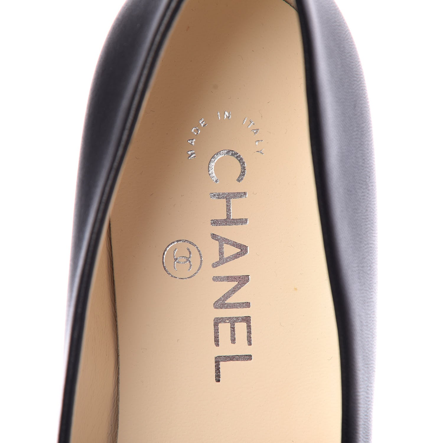 Chanel Lambskin Camellia Ballerina Flats 38.5 Black 7 of 9