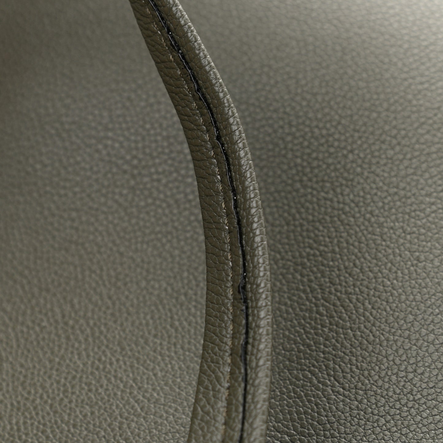 Soft Grained Calfskin Small Belt Cabas Phantom Army Green