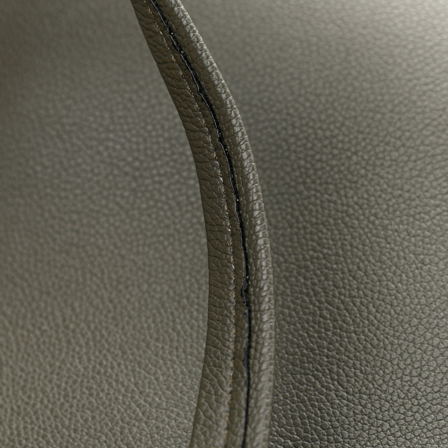 Celine Soft Grained Calfskin Small Belt Cabas Phantom Army Green 9 of 9