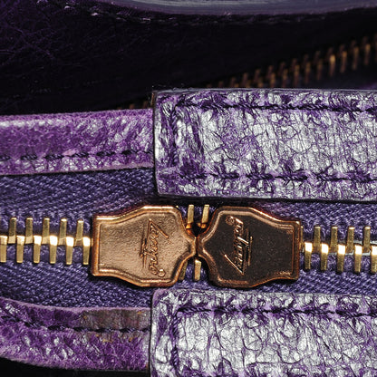 Balenciaga Agneau Giant 12 Rose Gold Hardware Town Dark Violet 9 of 10