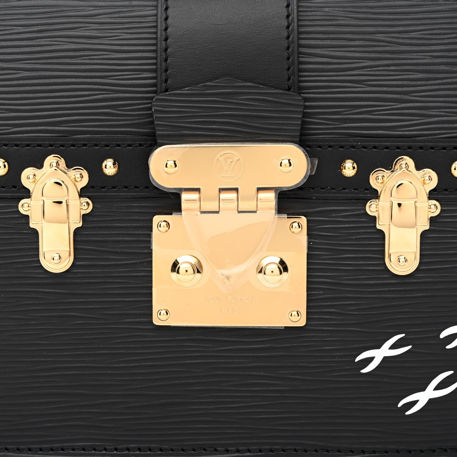 Louis Vuitton Epi Trunk Clutch Black 7 of 9