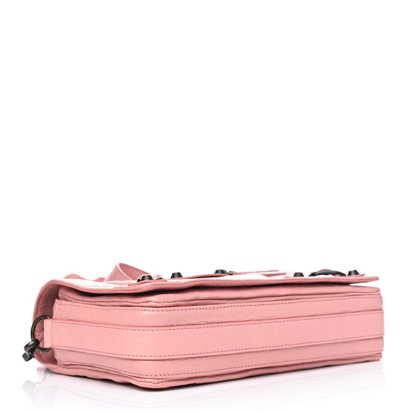 Agneau Classic Hardware Tool Kit Crossbody Rose Peche