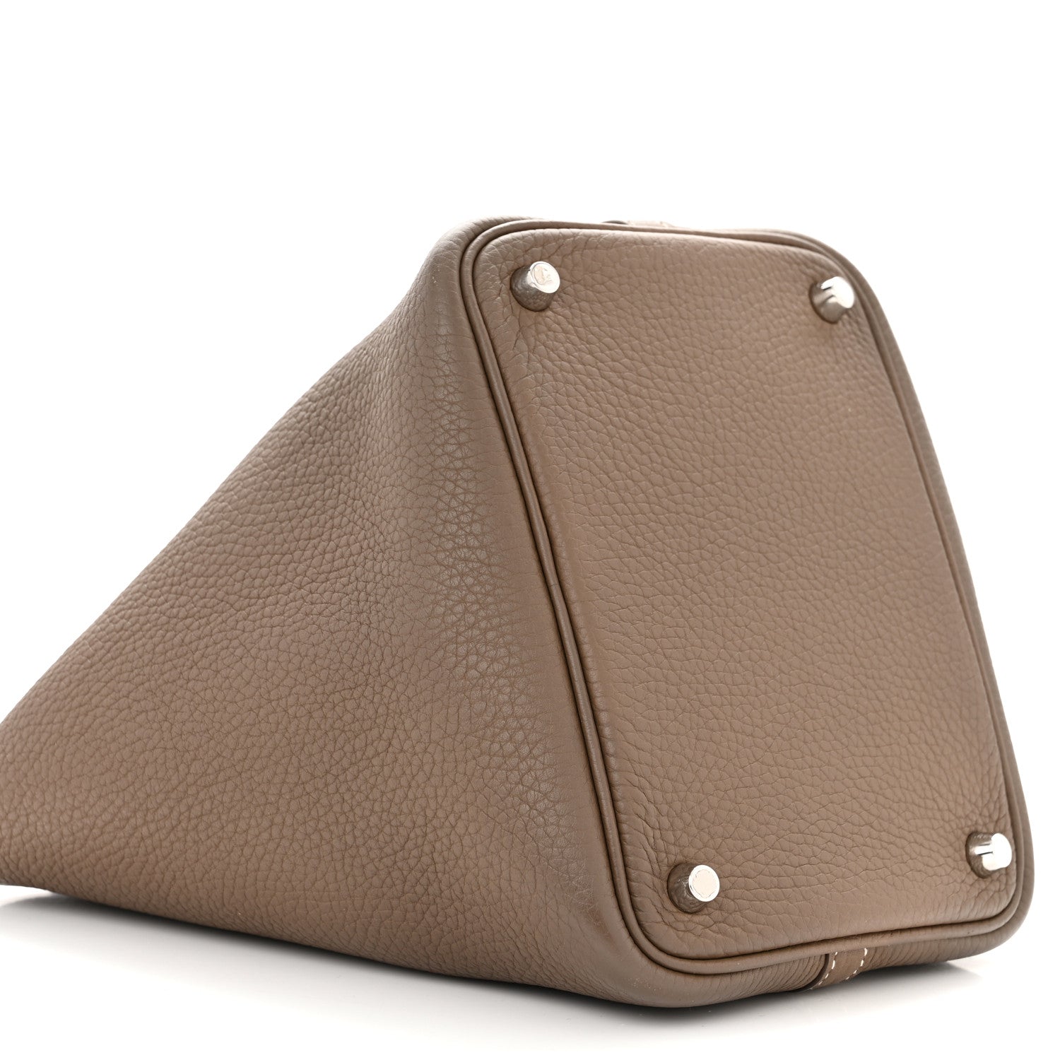 Hermes Taurillon Clemence Picotin Lock 18 PM Etoupe 9 of 11