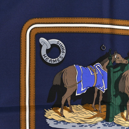 Hermes Silk Ecuries Scarf 90 2 of 5