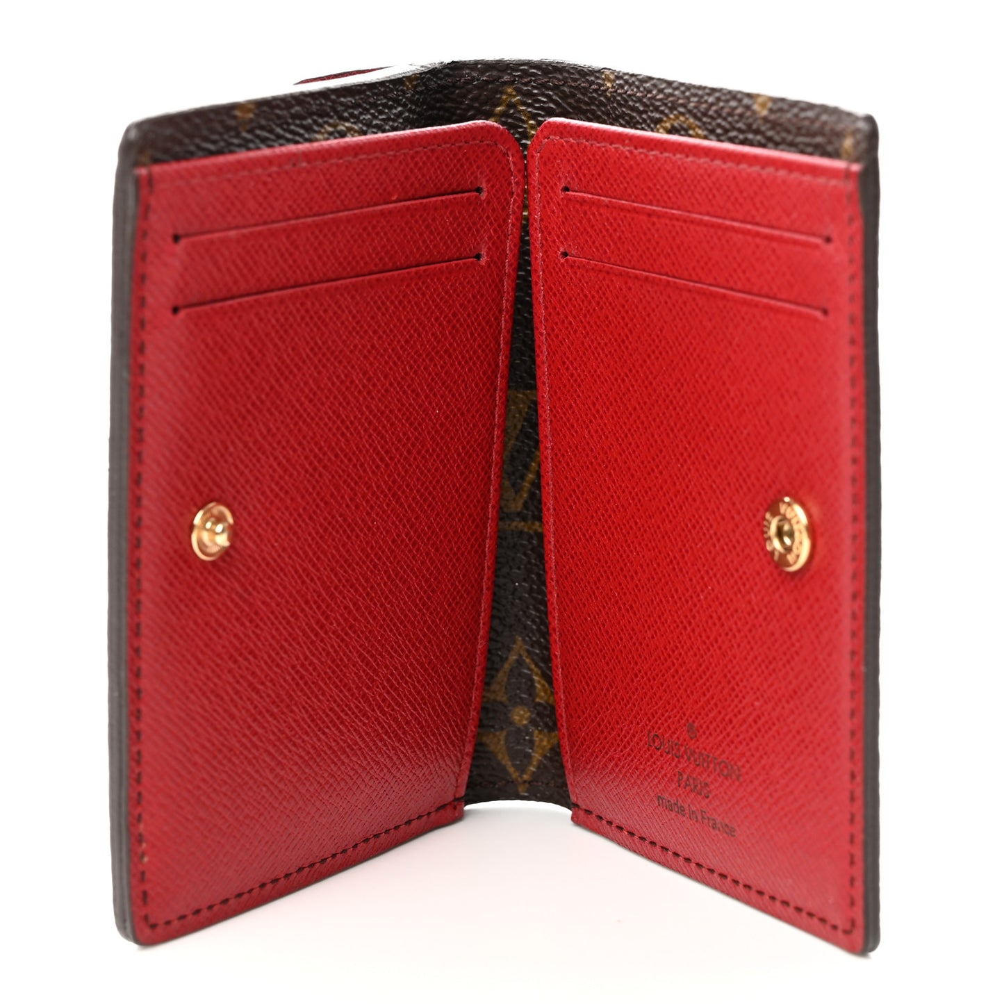 Monogram Compact Marie Wallet Rouge