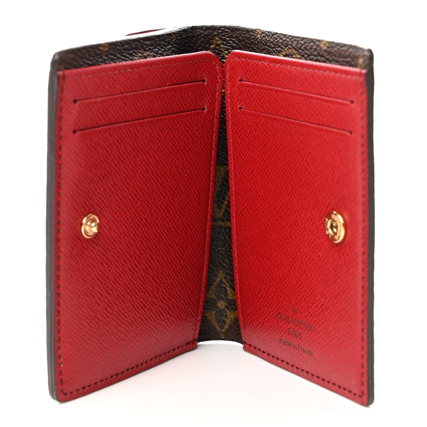 Louis Vuitton Monogram Compact Marie Wallet Rouge 5 of 9