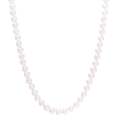 Tiffany Sterling Silver Freshwater Pearl 6-7mm Ziegfeld Necklace 1 of 6
