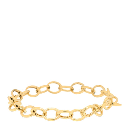 Tiffany 18K Yellow Gold Oval Link Bracelet 2 of 4