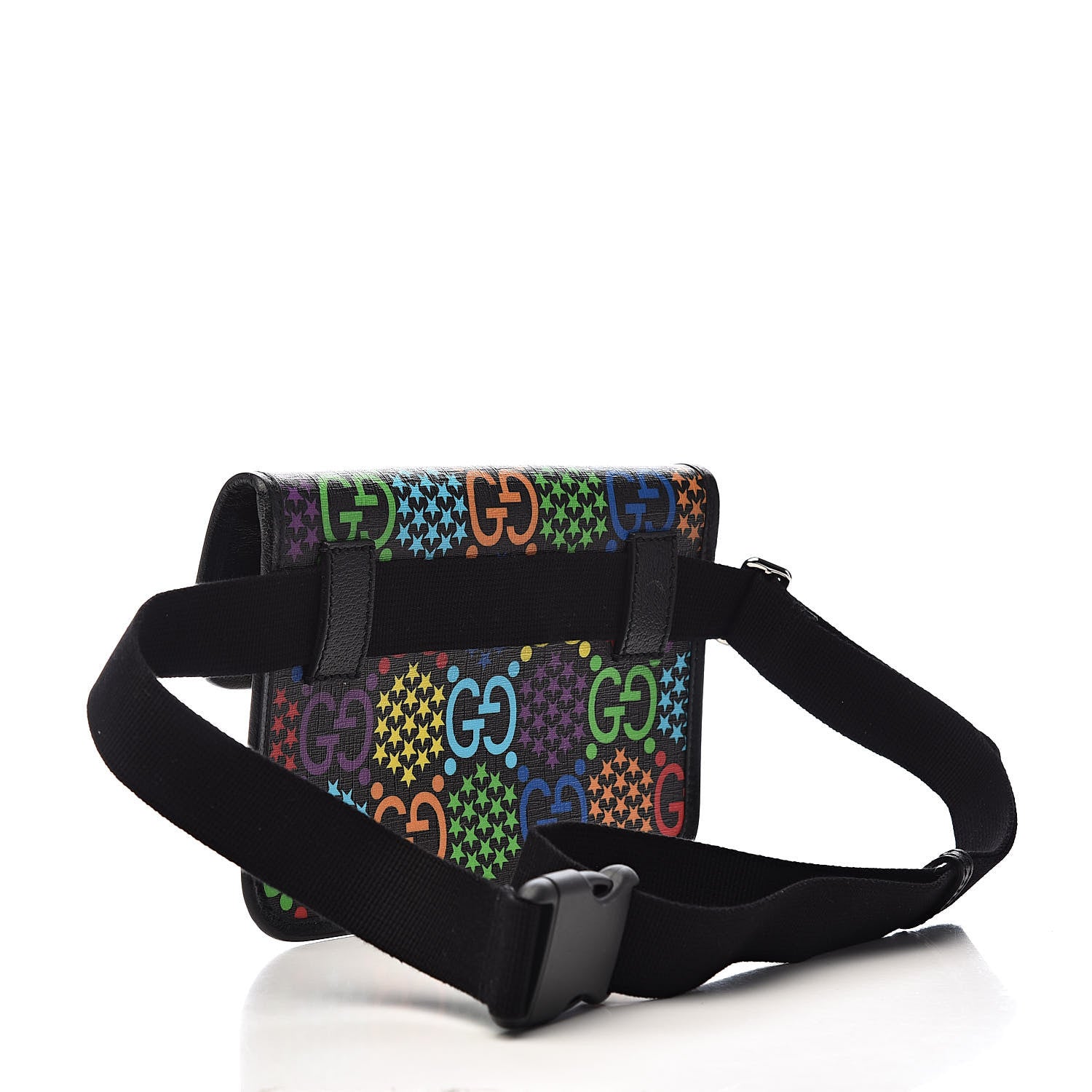 Gucci GG Supreme Monogram Psychedelic Slim Belt Bag Black 3 of 11