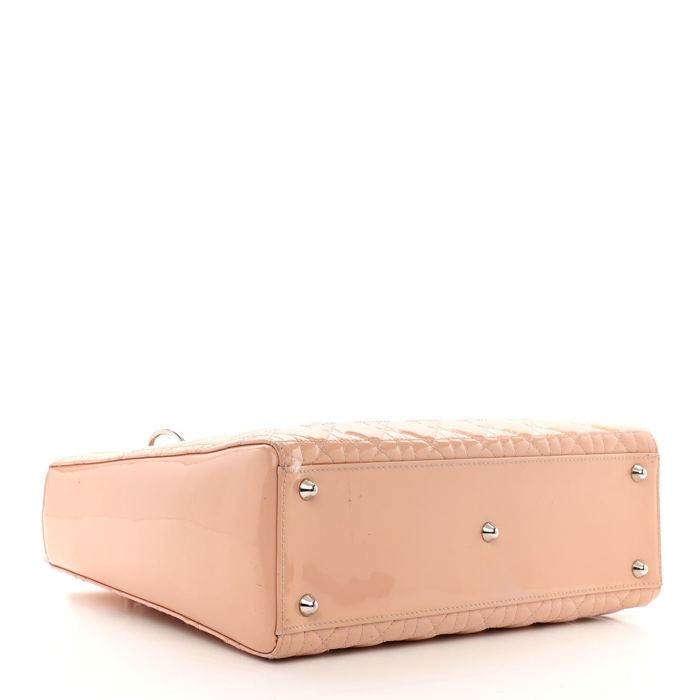 Patent Cannage Large Lady Dior Light Pink