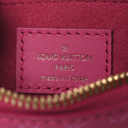 Louis Vuitton Calfskin Nanogram Embossed Speedy Bandouliere 20 Rose 6 of 10