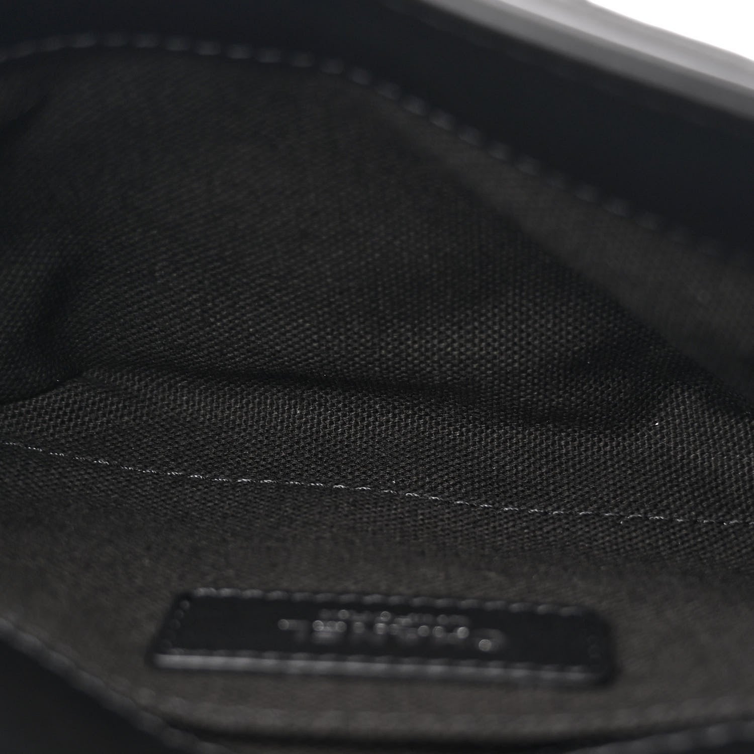Chanel Calfskin Quilted CC Uniform Flap Belt Bag Black 5 of 11