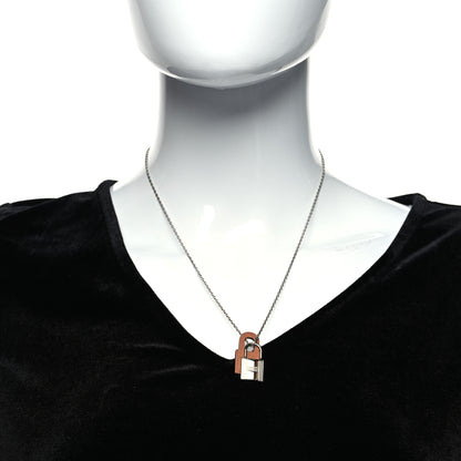 Hermes Swift Small O'Kelly Pendant Necklace Gold 1 of 5