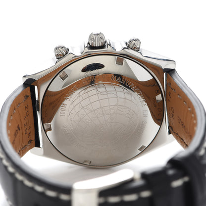 Breitling Stainless Steel Alligator 38mm Chronomat Longitude Automatic Watch Brown A20048 4 of 4