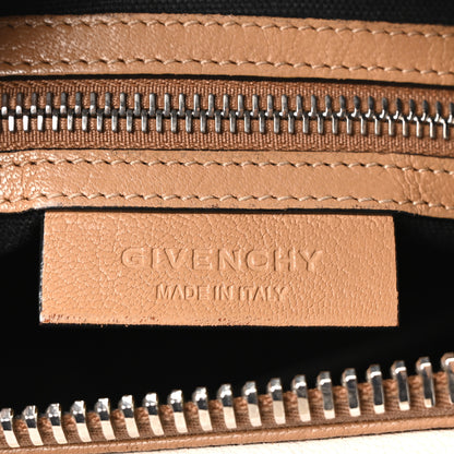Givenchy Sugar Goatskin Small Tri-Color Antigona Beige Black Brown 6 of 10