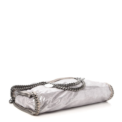 Stella McCartney Shaggy Deer Falabella Fold Over Tote Silver 4 of 10