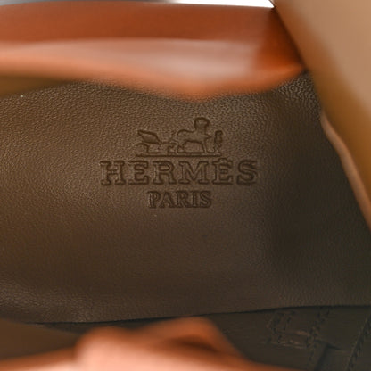 Hermes Calfskin Neo Low Boots 36 Natural 7 of 9
