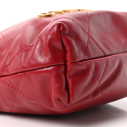 Chanel Shiny Calfskin Quilted Mini Chanel 22 Red 9 of 10