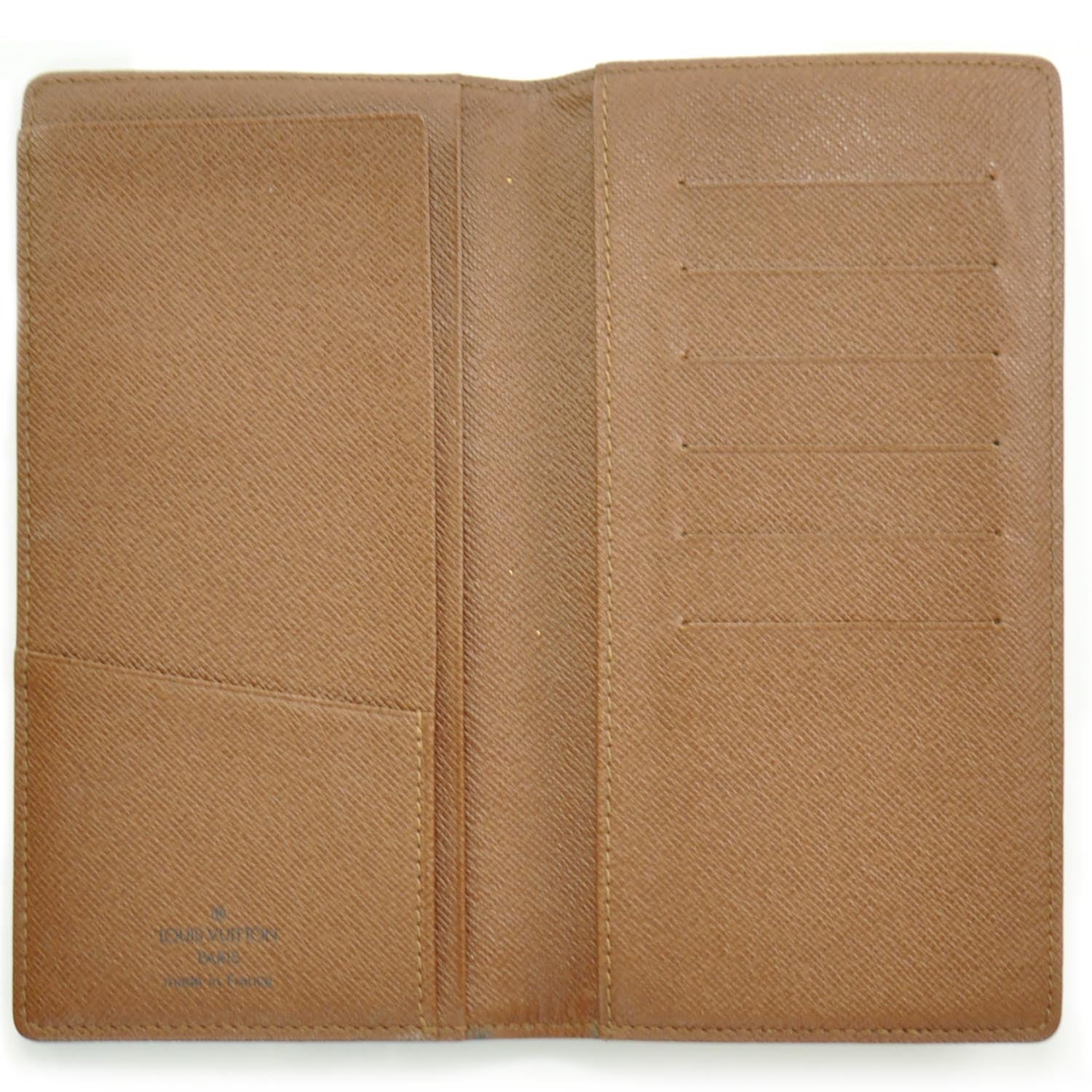 Louis Vuitton Monogram Porte Valeurs Checkbook Wallet 6 of 8