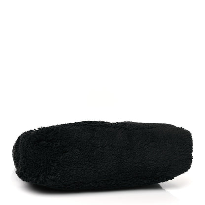 Prada Terry Cloth Mini Re-Edition 2000 Bag Black White 4 of 9