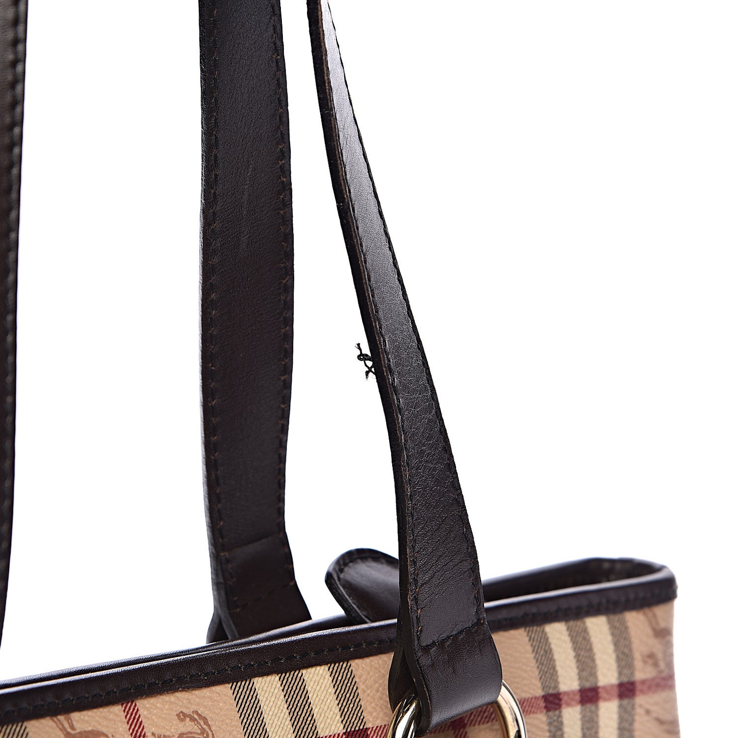 Haymarket Check Medium Regent Tote Chocolate