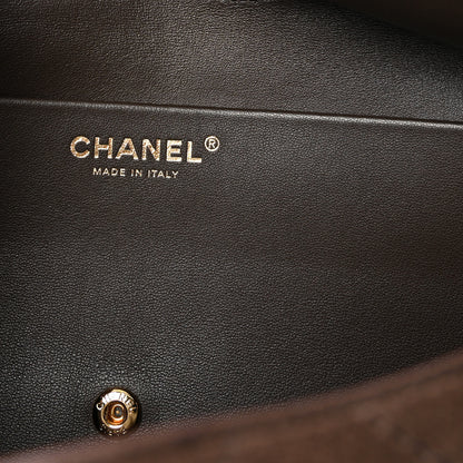 Chanel Suede Calfskin Small Souplissimo Maxi Flap Dark Brown 6 of 10
