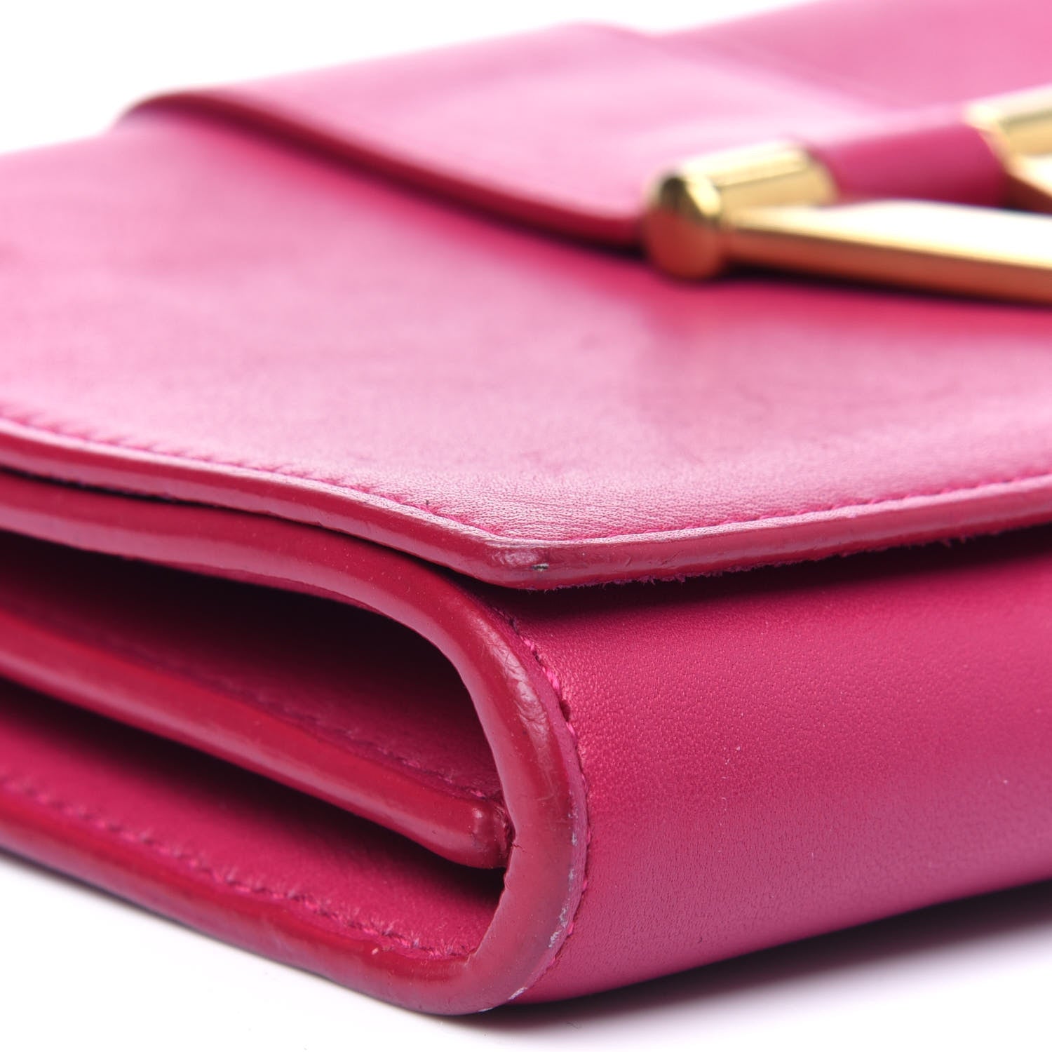 Saint Laurent Calfskin Small Classic Y Satchel Fuchsia 14 of 20