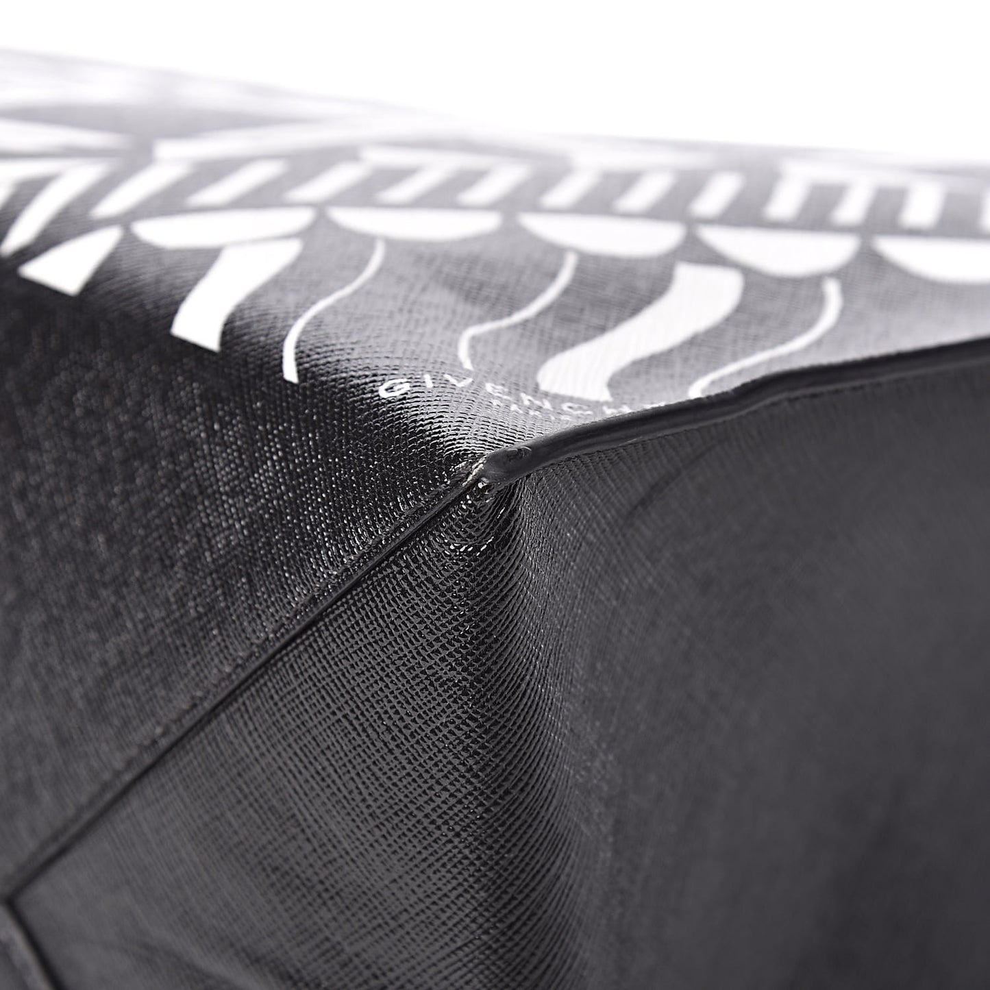 Calfskin Power of Love Print Tote Black