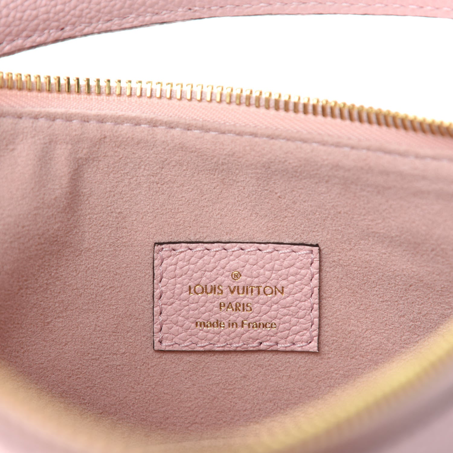 Louis Vuitton Empreinte Monogram Giant By The Pool Marshmallow Hobo PM Bouton De Rose 8 of 10
