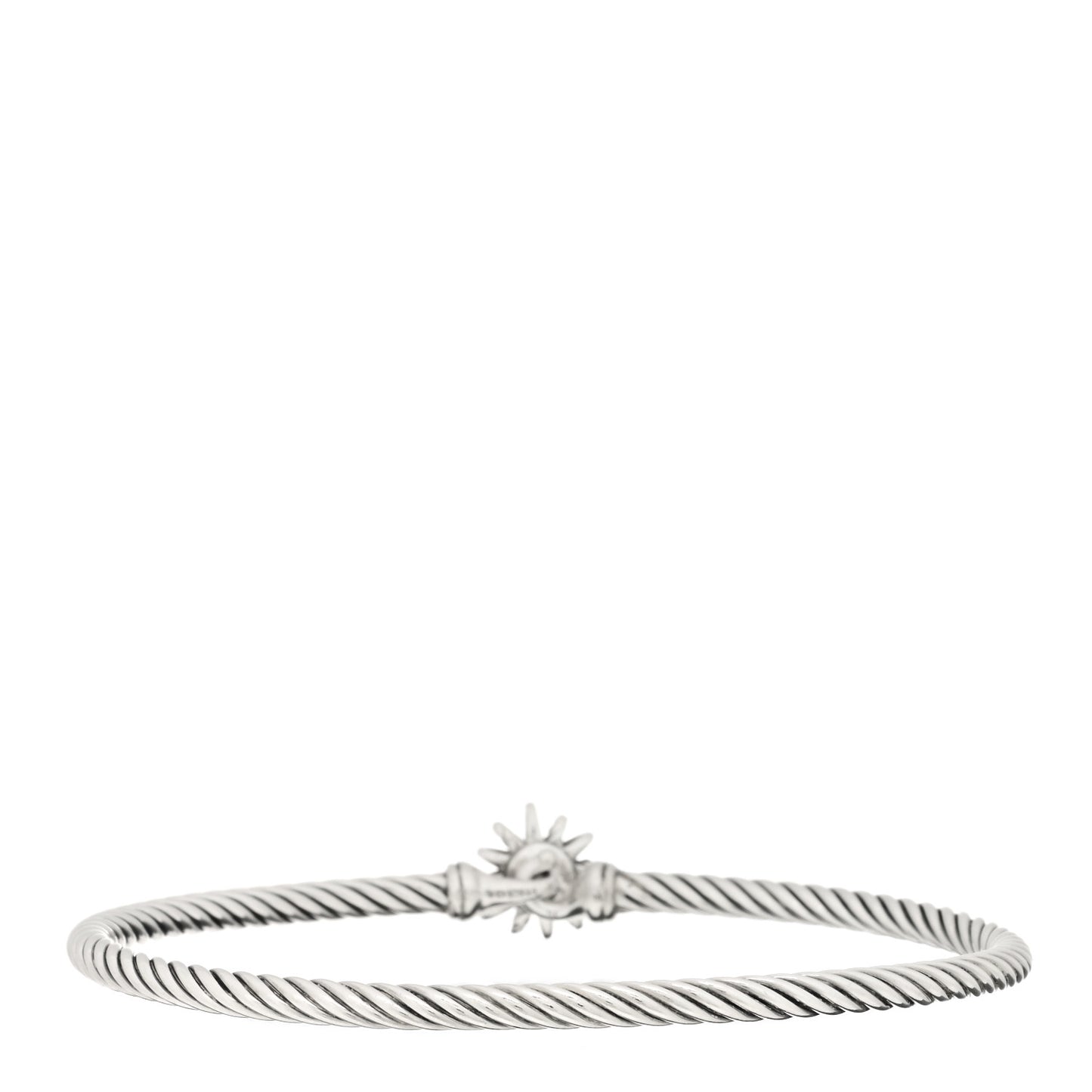 Sterling Silver Diamond Starburst Bracelet