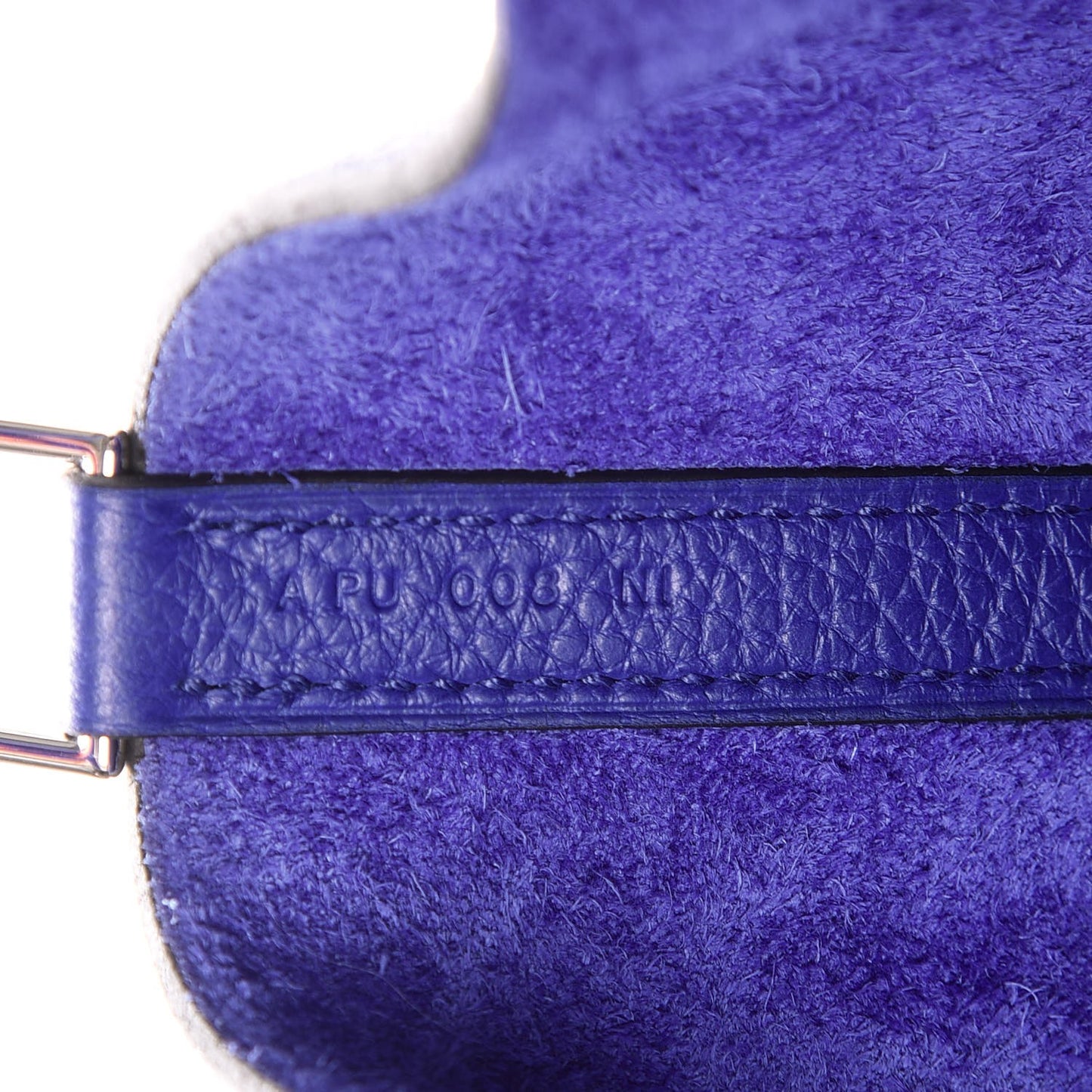 Taurillon Clemence Picotin Lock 22 MM Bleu Electrique