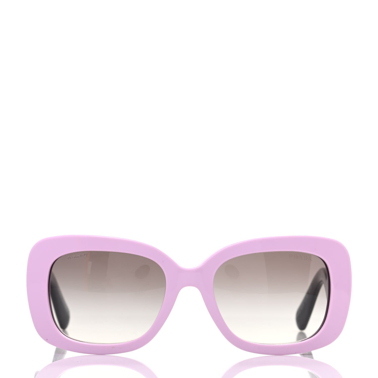 Prada Acetate Baroque Sunglasses SPR 27O Purple Black 2 of 8