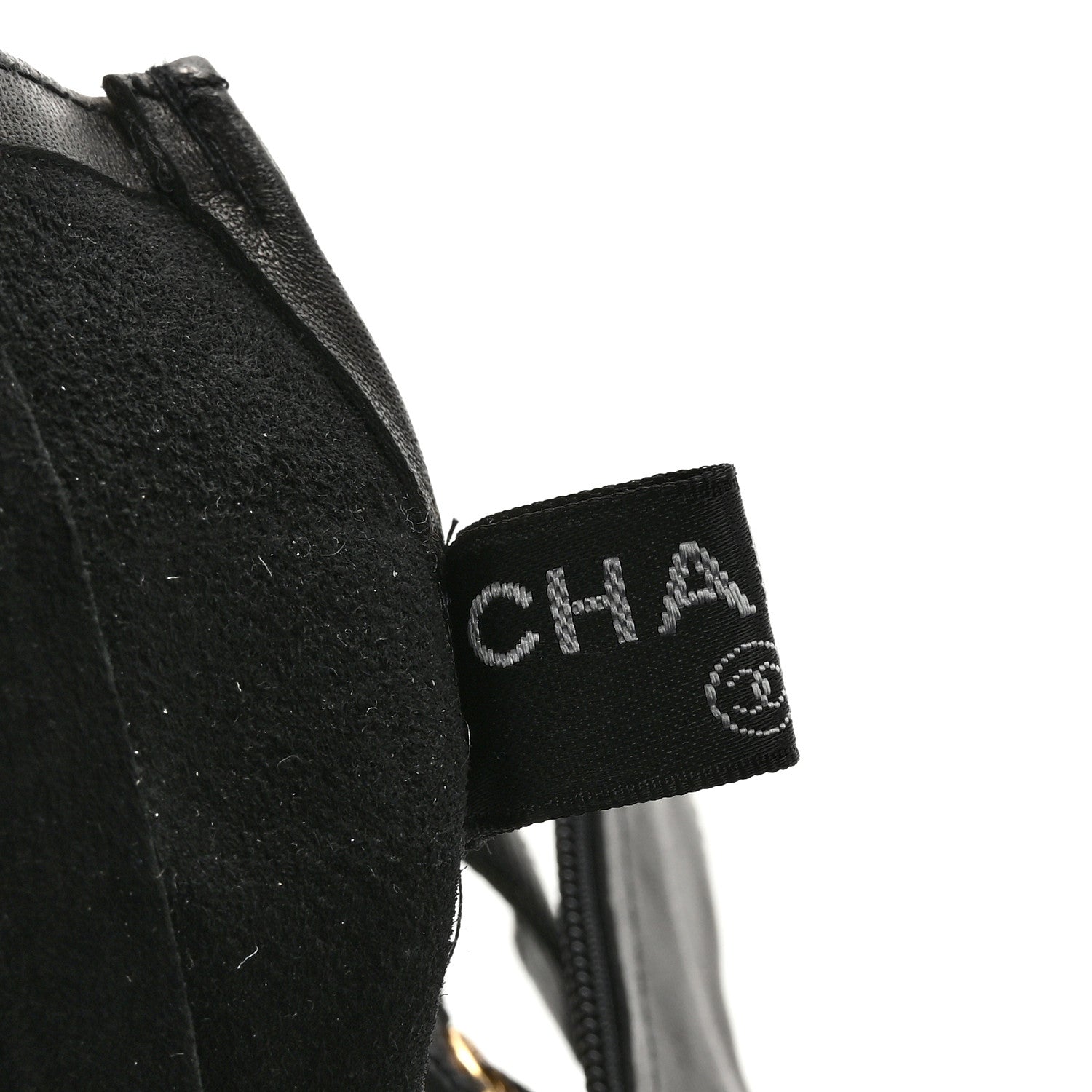 Chanel Calfskin Fingerless Gloves 8 Black 3 of 4