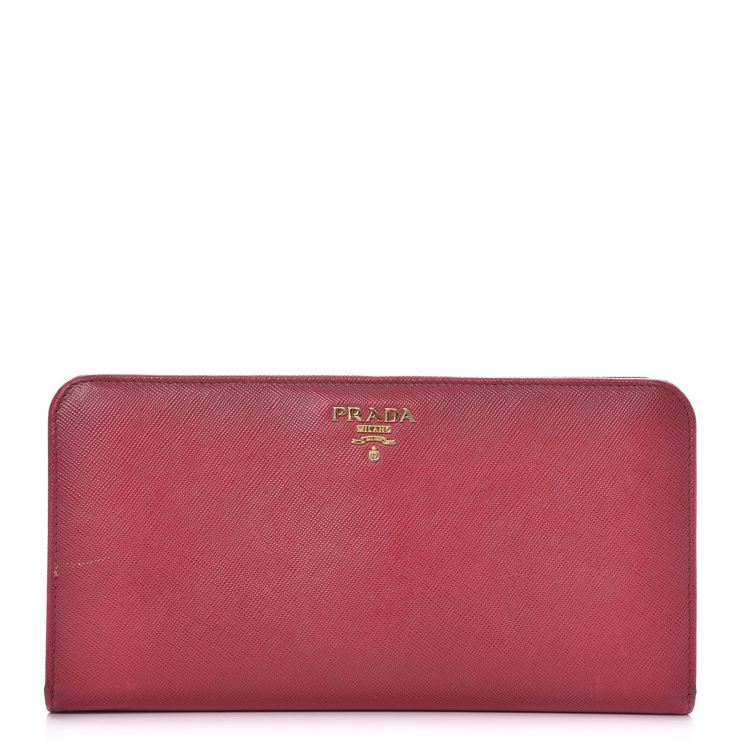 Saffiano Metal Double Snap Travel Wallet Ibisco