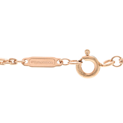 Tiffany 18K Rose Gold HardWear Double Link Pendant Necklace 4 of 6