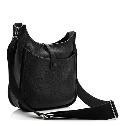 Hermes Taurillon Clemence Evelyne III PM Black 3 of 11