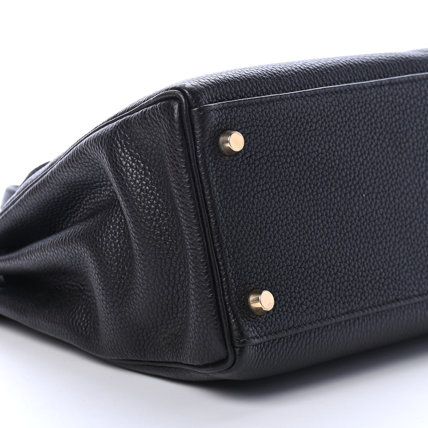 Hermes Taurillon Clemence Kelly Retourne 32 Black 7 of 12