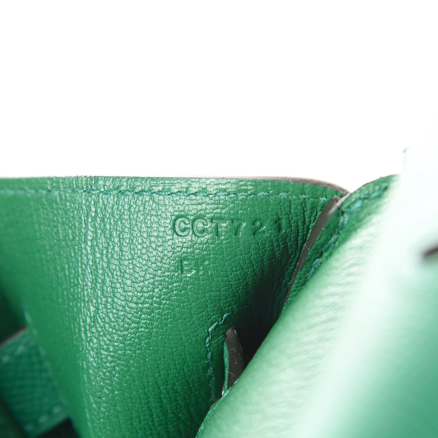 Hermes Epsom Birkin 35 Vert Vertigo 7 of 16