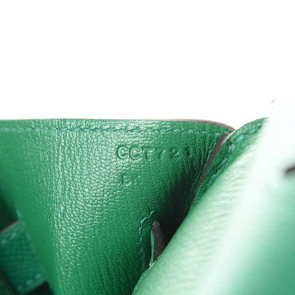 Hermes Epsom Birkin 35 Vert Vertigo 7 of 16