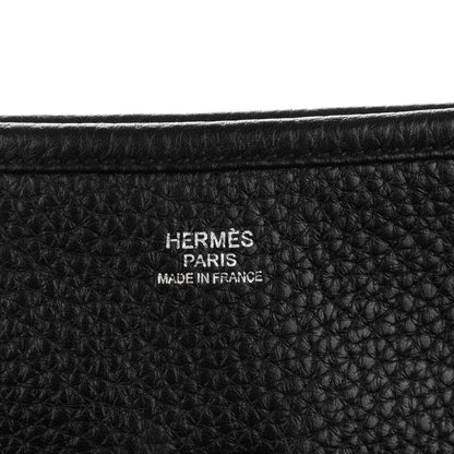 Hermes Taurillon Clemence Evelyne III GM Black 6 of 9