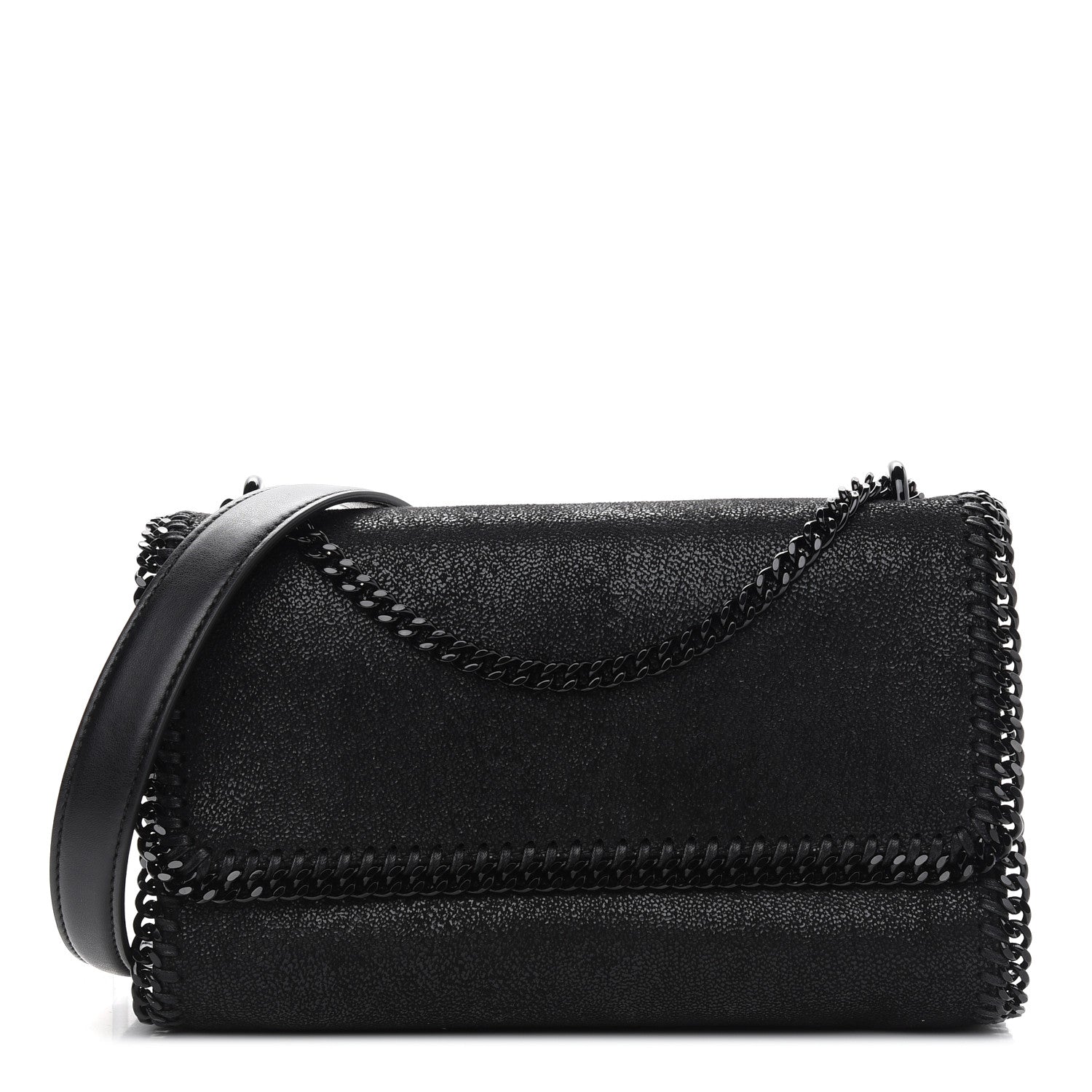 Stella McCartney Shaggy Deer Falabella Messenger Black 1 of 8