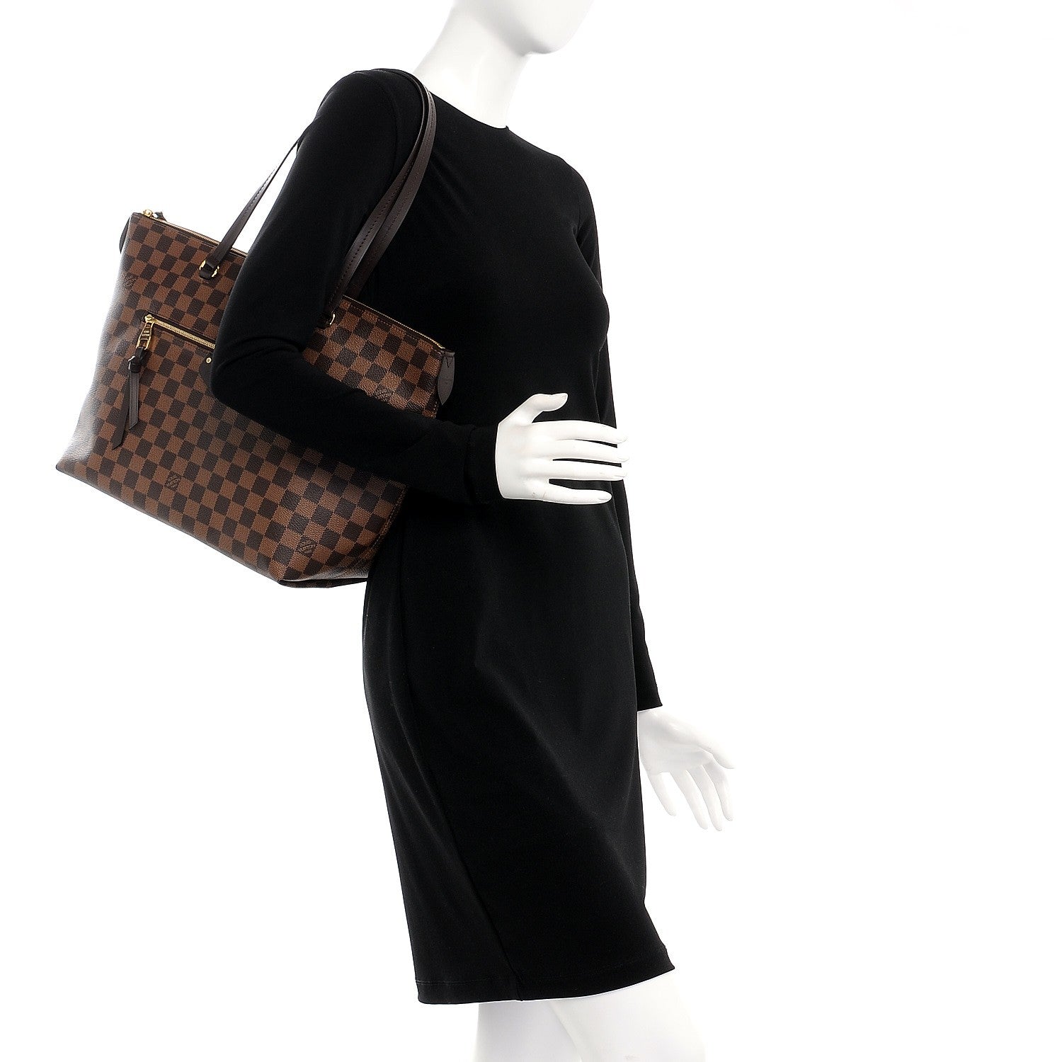 Louis Vuitton Damier Ebene Iena MM 2 of 8
