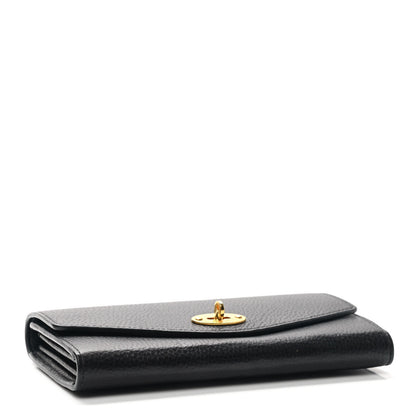 Mulberry Grain Vegetable Tanned Calfskin Darley Wallet Black 4 of 7