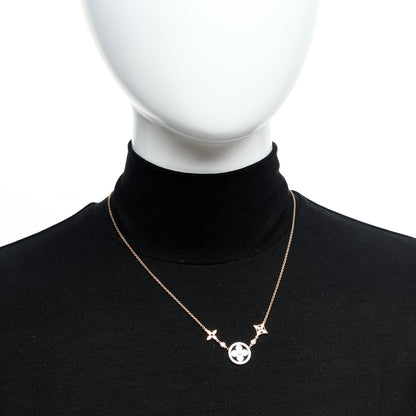 Louis Vuitton 18K Yellow White Rose Gold Diamond Idylle Blossom XL Pendant Necklace 2 of 8